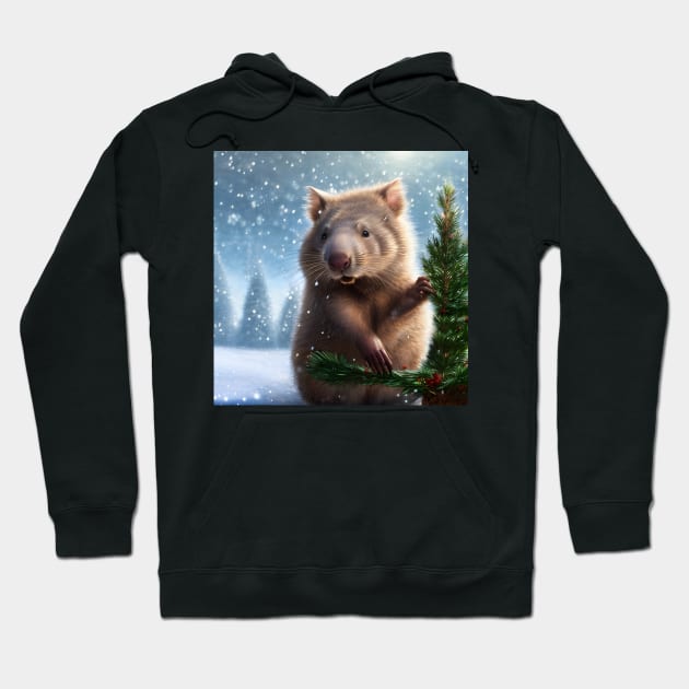 Holiday Wombat! Hoodie by TheWombatsDen